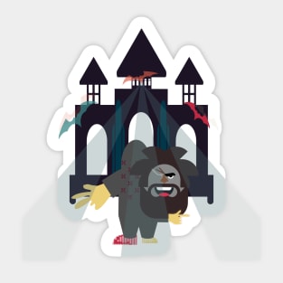 hunchback's dream Sticker